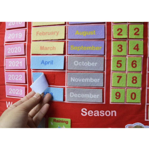 Kids Daily Calendar Learning Chart for Preschool 1