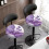 Butterfly Bar Stool Covers Set of 2 Marble Stripe Cushioned 2
