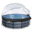 EXIT TOYS EXIT Stone Pool 14ft x 48in with Sand Filter Pump and Dome – Grey 4