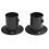 Wardrobe Bracket Flange Rail Socket Support 2-Pack 6