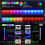 Golf Cart LED Underglow Strip Kit 2PCS Multi-Mode 12V-65V 4