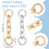 Bag Strap Extender Chain 5.65 inch 2 pcs 3