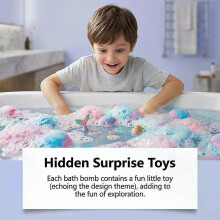 (18pcs) 6Pcs Mermaid Themed Shaped Bath Bombs, Natural Handmade Aromatherapy Bath Fizzers, Rich Bubbles Spa Bath Balls for Kids & Adults, Gift Set