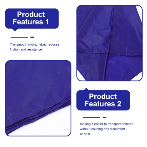 LEORX Lift Pads for Patient Transfer Blue Nylon 1 Pack 1
