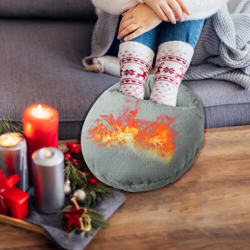 Electric Foot Warmer Adjustable Heat 1 Unit 2