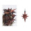 Christmas Tree Pendant Set Coffee 12pcs 8-Pointed Star 1