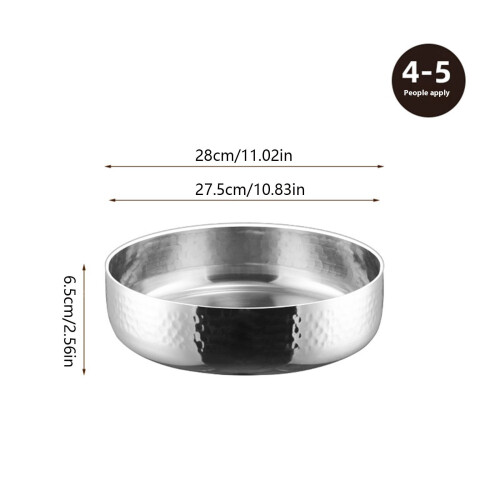 Stainless Steel Cooking Pan for Kitchen and Camping 1