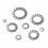 External Tooth Lock Washers 304 Stainless Steel 300 Pcs Set 6