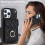 Leather Crossbody Phone Case with Wallet White for iPhone 2