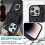 Leather Crossbody Phone Case with Wallet White for iPhone 3