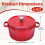 Cast Iron Dutch Oven with Lid 5.5 Qt Red 4