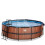 EXIT TOYS EXIT Wood Pool 15ft x 48in with Sand Filter Pump and Dome – Brown 5