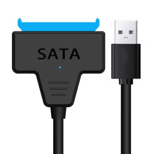 Câble adaptateur USB 3.0 vers disque dur SATA (22 broches)