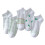 Ankelsokker Farverigt Print 5 Par Unisex No-Show Crew 1