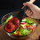 Non-Stick Ceramic Saucepan with Lid 3 QT Wooden Handle 6