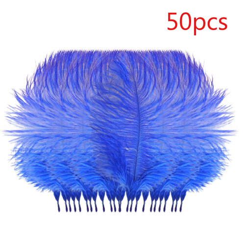 Floating Plume Feathers Natural 50-Pack 20-25cm Multicolor