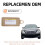 Mercedes-Benz S-Class W221 Visor Mirror Cover Beige Left 3