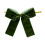 Velvet Christmas Tree Bow Decoration 12Pc Green 6