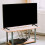 Black TV Riser Stand for Flat Screen TVs 2 pcs 7