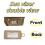 Mercedes-Benz S-Class W221 Visor Mirror Cover Beige Left 5