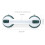 Bathroom Grab Bar Suction Mount 2 Pack 2