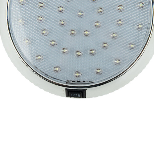 LED Dome Light 12V Carbon Fiber 46 Beads 1