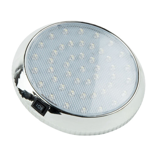 LED Dome Light 12V Carbon Fiber 46 Beads 2
