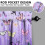 Kitchen Curtains and Valance Set Purple Lavender Floral 5