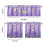 Kitchen Curtains and Valance Set Purple Lavender Floral 6