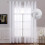 Sheer Linen Curtains Semi-Transparent 1 Panel Rod Pocket 3