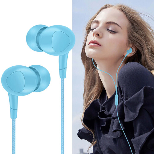 In-Ear Earphones with Mic 3.5mm Wired for iOS Android 1