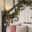 Mini Christmas Wreath Ornament Artificial Pinecone with Red 5