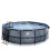 EXIT TOYS EXIT Stone Pool 15ft x 48in with Sand Filter Pump and Dome – Grey 5
