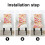 Maple Chair Covers Autumn Leaves 6-Pack 5