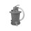 EXIT TOYS EXIT Stone Pool 15ft x 48in with Sand Filter Pump and Dome – Grey 12