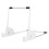 HOMEMAXS LED Light-Up Drawing Tablet Stand 2pcs 8