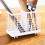 Iron Wall-Mounted Utensil Holder for Chopsticks and Spoons 4