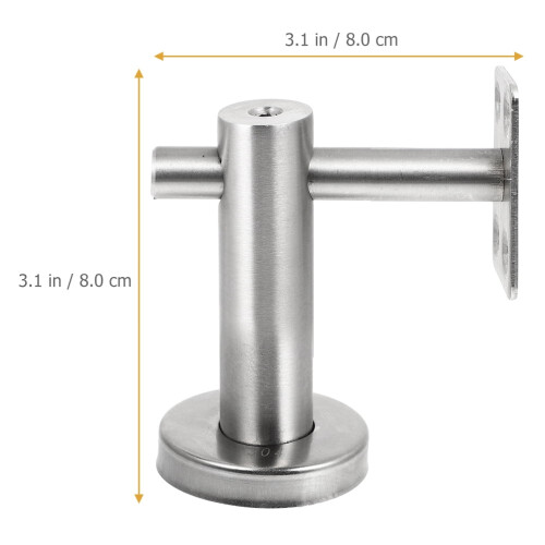 Adjustable Handrail Brackets Heavy Duty Wall Mount 2 Pack 2
