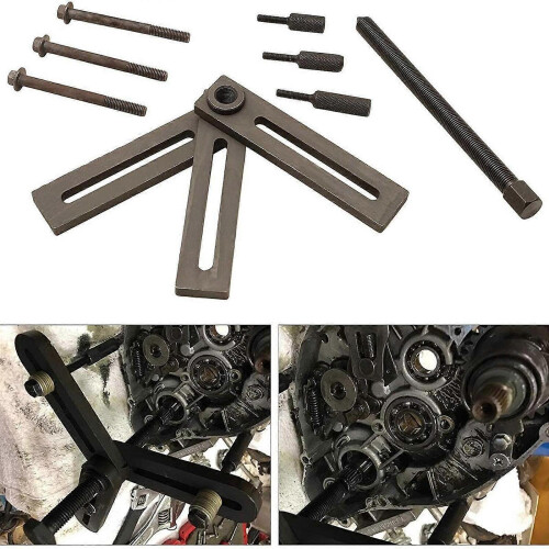 Motorcycle Crankshaft Separation Tool Easy to Use Steel Professional Remover 2