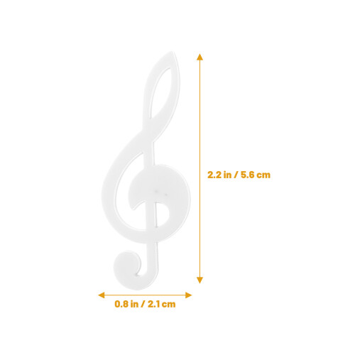 FRCOLOR Musical Note Refrigerator Magnets Set of 2 1