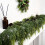 Cedar Christmas Garland UV-Resistant Plastic Green 10ft 4
