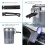 LED Car Ashtray with Lid Portable Mini Trash Can 5