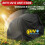 Waterproof Lawn Mower Cover Heavy Duty Black 5