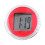 Motorcycle Handlebar Mount Clock Compact Red 2