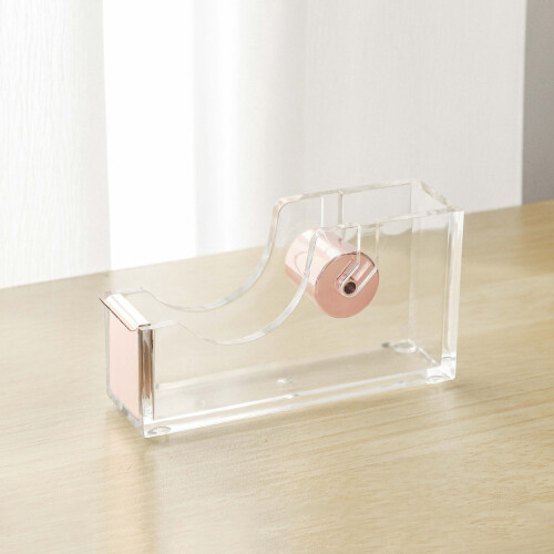 Robuster Tisch-Klebebandabroller mit floralem Design 1