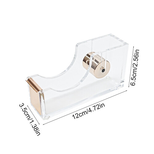 Robuster Tisch-Klebebandabroller mit floralem Design 2