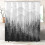 Κουρτίνα ντους Black Misty Forest σε γκρι χρώμα Ombre 72x72 ίντσες 3