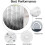 Κουρτίνα ντους Black Misty Forest σε γκρι χρώμα Ombre 72x72 ίντσες 6