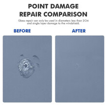(3set) Windshield Repair Kit, Glass Repair Fluid Cracks Gone Glass Repair Kit, Quick and Easy Durable Glass Repair Kit for Chips and Cracks