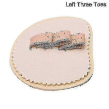 (Left Three Toes) Pedifix Toes Straightener Pad Budin Splint Hammer Toe Corrector Set_cdb4
